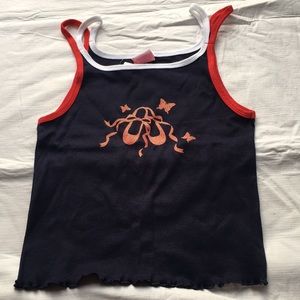 Shirley spaghetti top in Med NWT